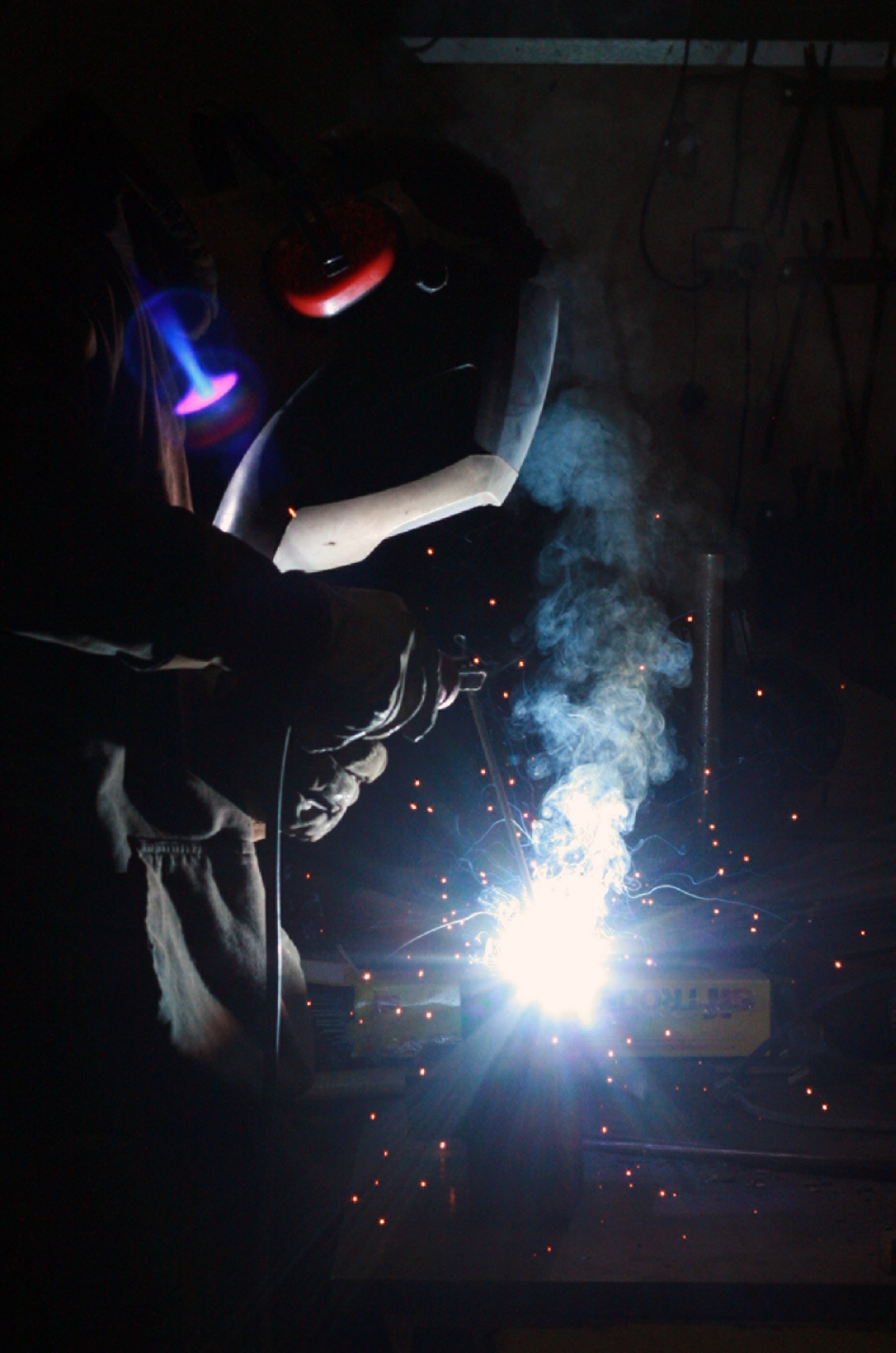 Phoenix Forge welder fabrication workshop