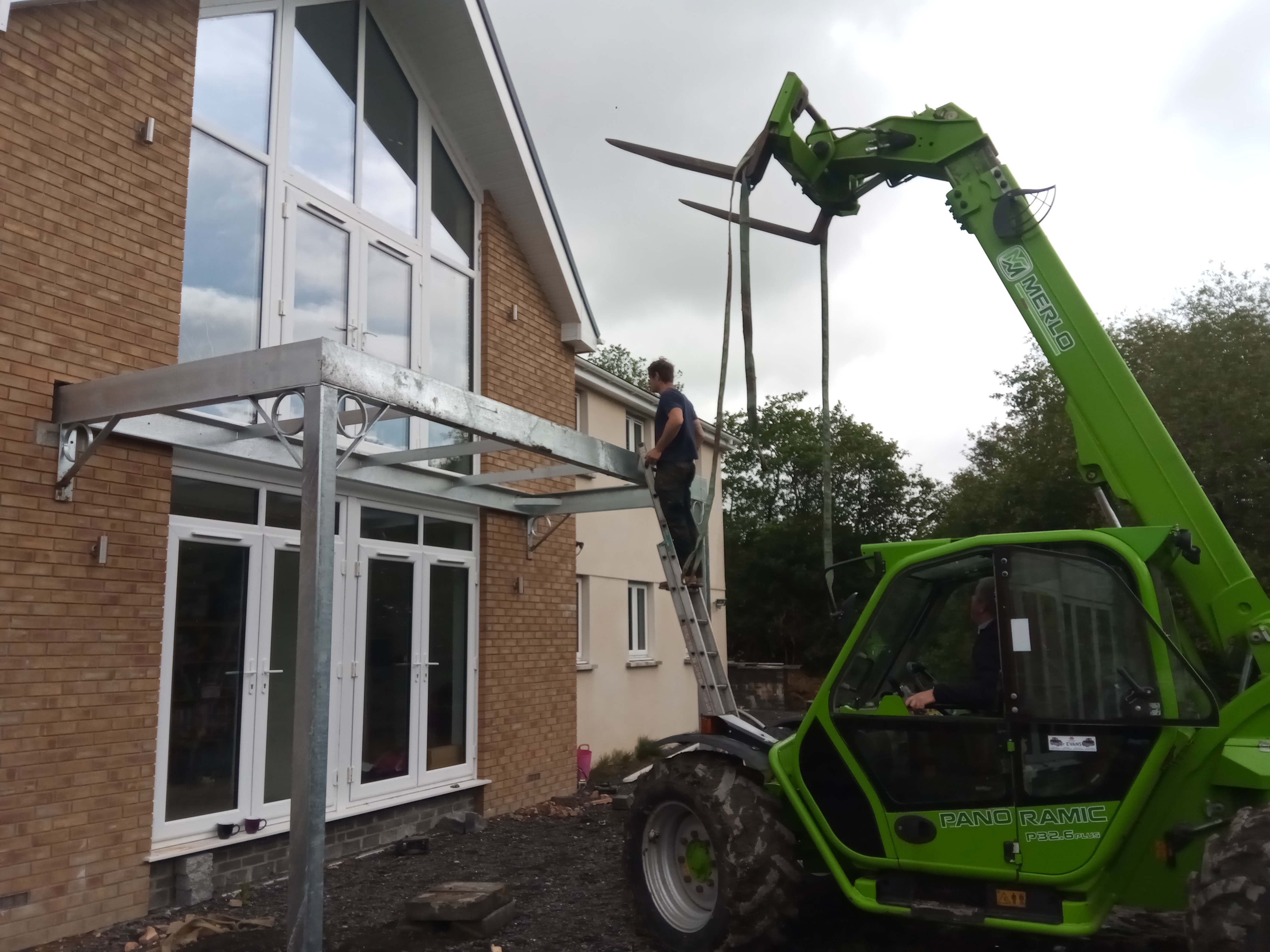 Balcony installation Crosshands — Phoenix Forge team