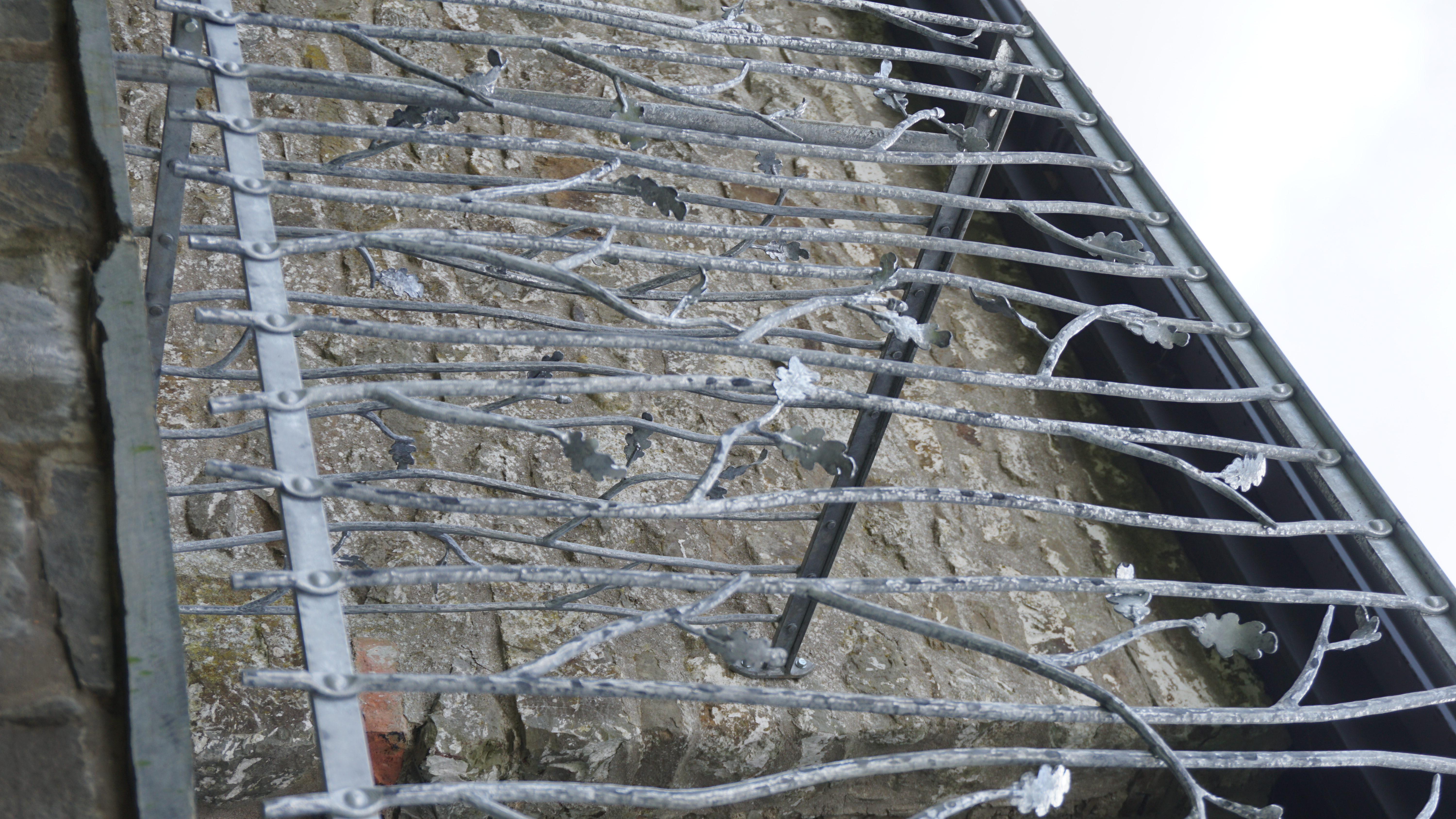 Forged balustrade annex installation Wales — Phoenix Forge